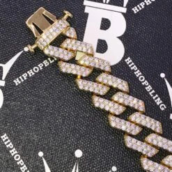 19MM Turkish Cuban Link Iced Out Hip Hop Bracelet -Jewelry Sales Store 19mm turkish cuban link iced out hip hop bracelet hiphopbling 743746