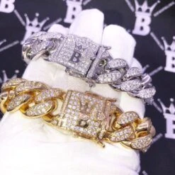 20MM Miami Cuban Link Hip Hop Bling Bling Bracelet -Jewelry Sales Store 20mm miami cuban link hip hop bling bling bracelet hiphopbling 921237