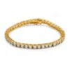4MM CZ Tennis Bracelet In .925 Sterling Silver