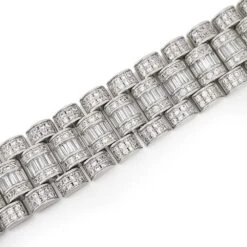 Baguette Custom President Bling Bling Bracelet 11 Baguette Custom President Bling Bling Bracelet -Jewelry Sales Store baguette custom president bling bling bracelet hiphopbling 581298