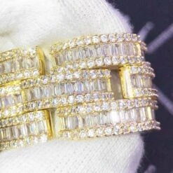 Baguette Jubilee VVS Iced Out Hip Hop Bracelet 10 Baguette Jubilee VVS Iced Out Hip Hop Bracelet -Jewelry Sales Store baguette jubilee vvs iced out hip hop bracelet hiphopbling 839273