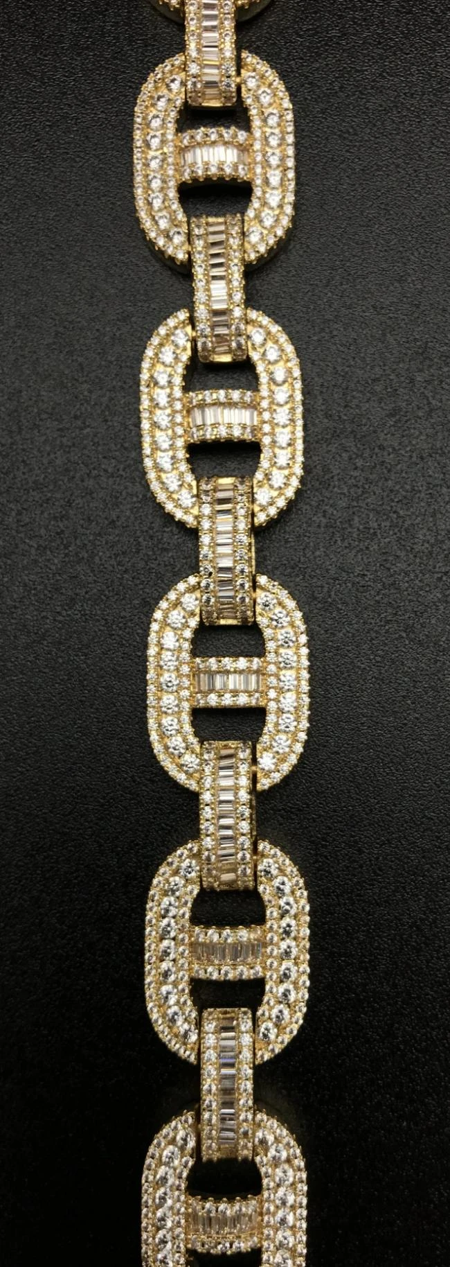 Baguette Mariner CZ Bling Bling Bracelet 3 Baguette Mariner CZ Bling Bling Bracelet - Image 3