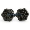 Bling Bling CZ Cluster Black Micro Pave Earrings