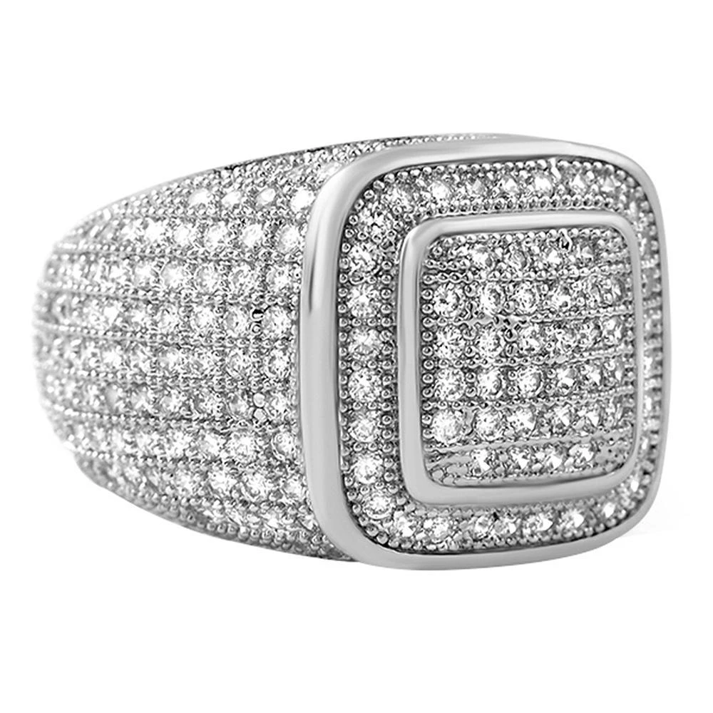 Classy Rhodium CZ Bling Bling Ring 1 Classy Rhodium CZ Bling Bling Ring