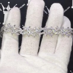Crown Of Thorns VVS CZ Iced Out Hip Hop Bracelet -Jewelry Sales Store crown of thorns vvs cz iced out hip hop bracelet hiphopbling 187484