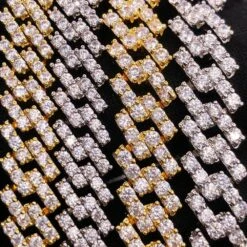 Cuban Box Link Hip Hop Bling Bling Bracelet (2 Sizes) -Jewelry Sales Store cuban box link hip hop bling bling bracelet 2 sizes hiphopbling 858906