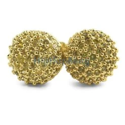 Cylinder Lemonade CZ Bling Bling Earrings