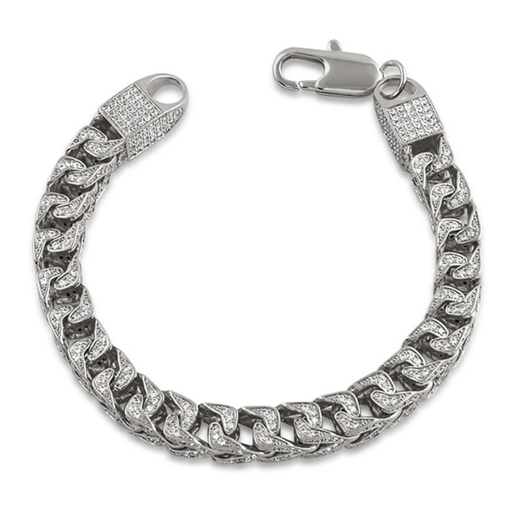 CZ Franco 8MM Bling Bling Bracelet 3 CZ Franco 8MM Bling Bling Bracelet - Image 3