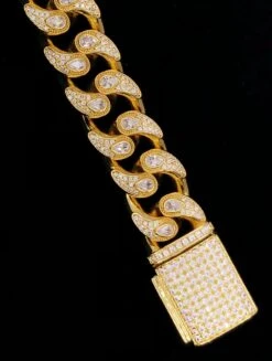Drip Pear Cut Cuban CZ Iced Out Hip Hop Bracelet 11 Drip Pear Cut Cuban CZ Iced Out Hip Hop Bracelet -Jewelry Sales Store drip pear cut cuban cz iced out hip hop bracelet yellow gold 8 hiphopbling 330956