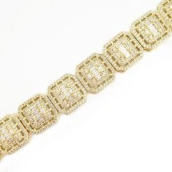 Exotic Baguette Ice Custom Bling Bling Bracelet -Jewelry Sales Store exotic baguette ice custom bling bling bracelet hiphopbling 409005