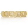 Exotic Baguette Ice Custom Bling Bling Bracelet