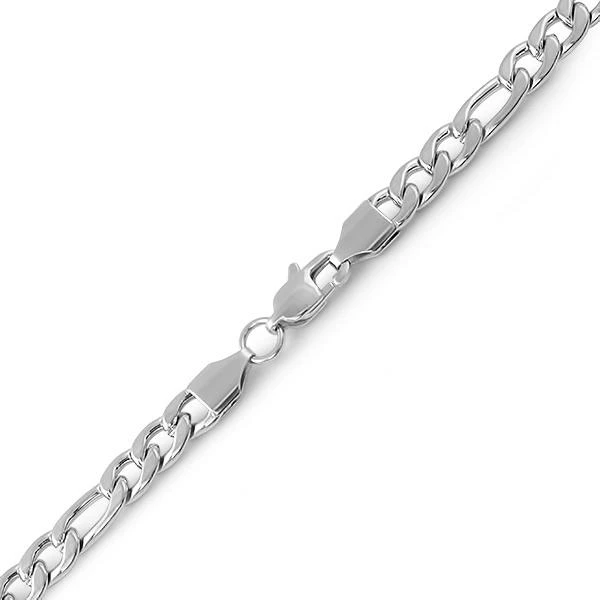 Figaro Stainless Steel Bracelet 8MM 1 Figaro Stainless Steel Bracelet 8MM