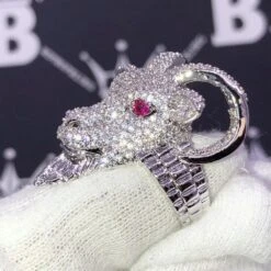 GOAT Iced Out Hip Hop Bling Ring -Jewelry Sales Store goat iced out hip hop bling ring hiphopbling 789612