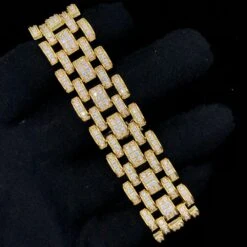 Jubilee CZ Iced Out Hip Hop Bling Bracelet -Jewelry Sales Store jubilee cz iced out hip hop bling bracelet hiphopbling 999826