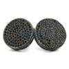 Jumbo Circle Black CZ Micro Pave Bling Bling Earrings