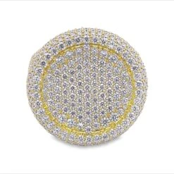 Large Round Pave Iced Out VVS Moissanite Ring .925 Sterling Silver 10 Large Round Pave Iced Out VVS Moissanite Ring .925 Sterling Silver -Jewelry Sales Store large round pave iced out vvs moissanite ring 925 sterling silver hiphopbling 886158