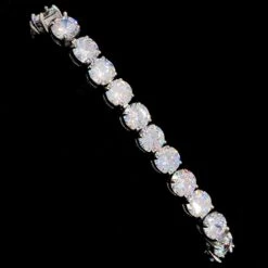 Never Fade VVS Iced Out Tennis Bracelet -Jewelry Sales Store never fade vvs iced out tennis bracelet 8mm white gold hiphopbling 638152