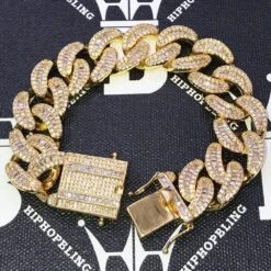 New Baguette Cuban VVS CZ Iced Out Hip Hop Bracelet 11 New Baguette Cuban VVS CZ Iced Out Hip Hop Bracelet -Jewelry Sales Store new baguette cuban vvs cz iced out hip hop bracelet hiphopbling 226392