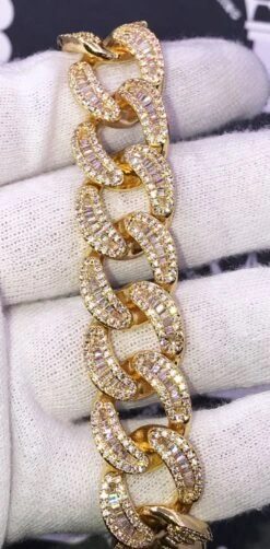 New Baguette Cuban VVS CZ Iced Out Hip Hop Bracelet 15 New Baguette Cuban VVS CZ Iced Out Hip Hop Bracelet -Jewelry Sales Store new baguette cuban vvs cz iced out hip hop bracelet hiphopbling 978128