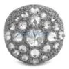 Reverse Set CZ Diamond XL Mens Bling Ring