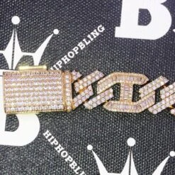 Sharp Baguette Mariner Figaro Iced Out Hip Hop Bracelet -Jewelry Sales Store sharp baguette mariner figaro iced out hip hop bracelet hiphopbling 902545