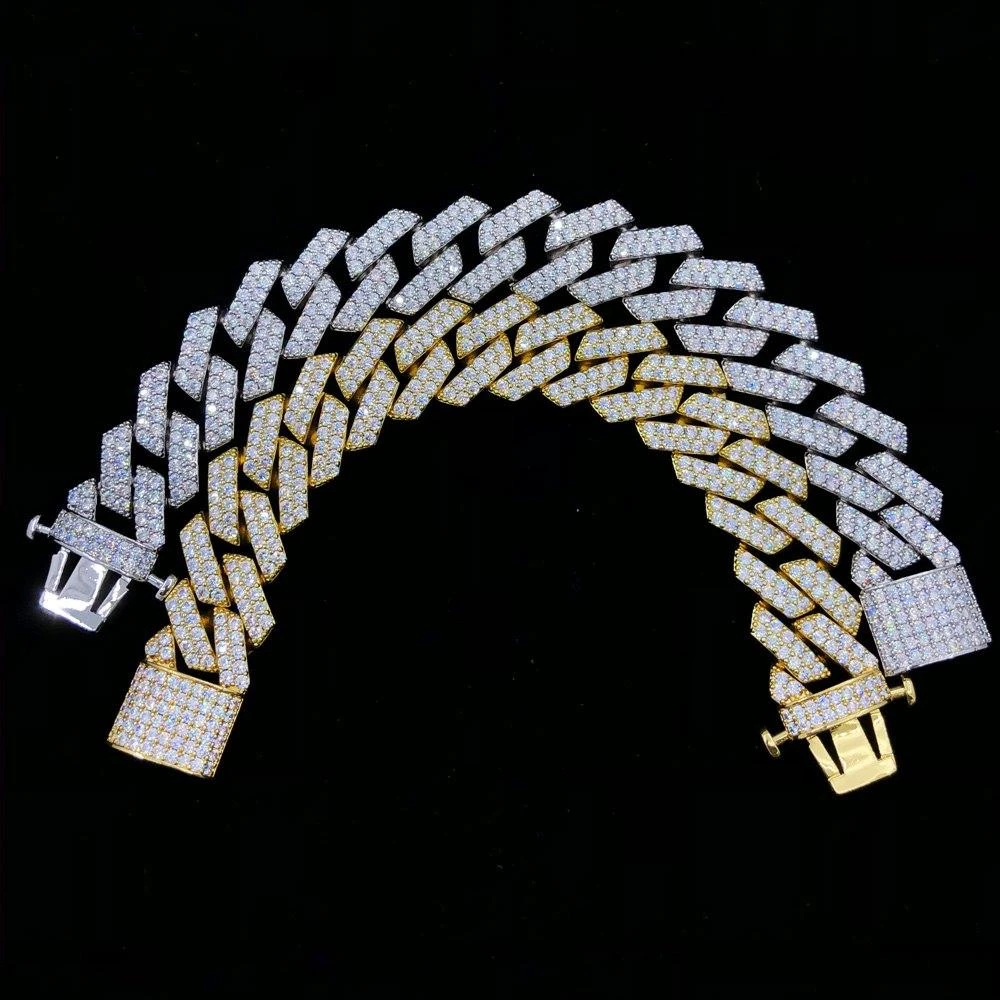 Sharp Cuban Link Hip Hop Bling Bling 20MM Bracelet 2 Sharp Cuban Link Hip Hop Bling Bling 20MM Bracelet - Image 2