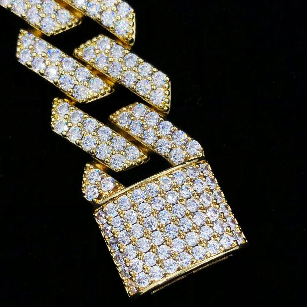 Sharp Cuban Link Hip Hop Bling Bling 20MM Bracelet 6 Sharp Cuban Link Hip Hop Bling Bling 20MM Bracelet - Image 6