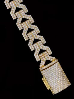 Y-Link CZ Iced Out Hip Hop Bling Bracelet -Jewelry Sales Store y link cz iced out hip hop bling bracelet hiphopbling 317079