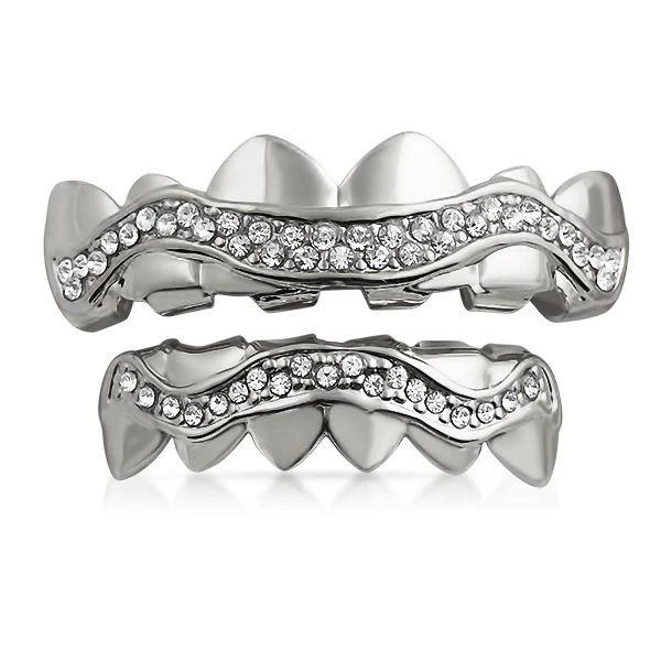 Front Page -Jewelry Sales Store bling bling grillz silver wavy iced out set hiphopbling 568762